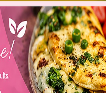 Spinach egg omelet